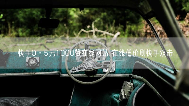 快手0·5元1000赞在线网站 在线低价刷快手双击