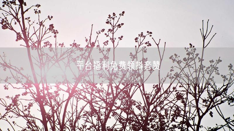 平台福利免费领抖音赞