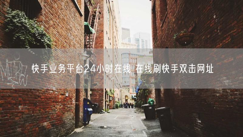快手业务平台24小时在线 在线刷快手双击网址
