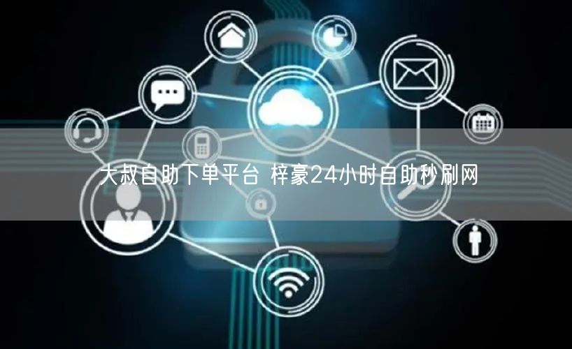 大叔自助下单平台 梓豪24小时自助秒刷网
