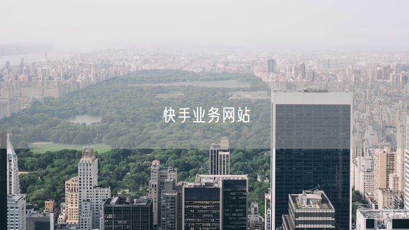 快手业务网站