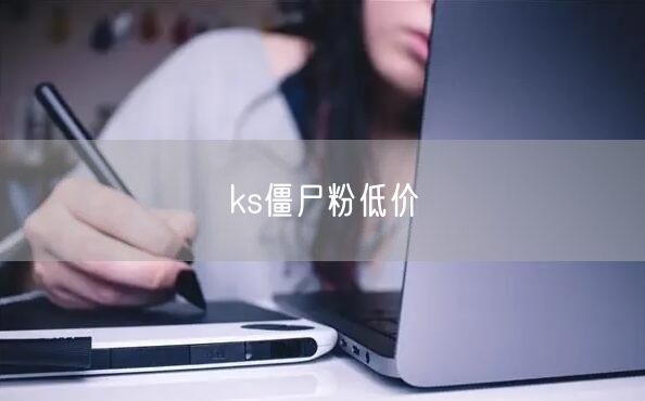 ks僵尸粉低价