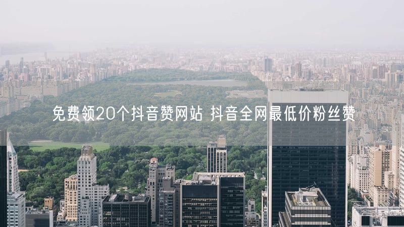 免费领20个抖音赞网站 抖音全网最低价粉丝赞